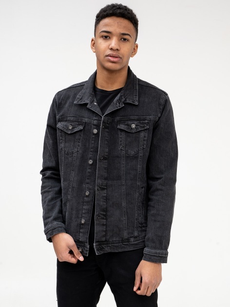 kurtka jeansowa czarna